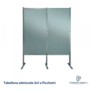 Immagine di un Tabellone Elettorale bifacciale 2x1 a Picchetti